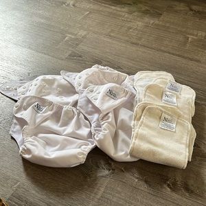 Nora’s Nursery Winter White Cloth Diapers